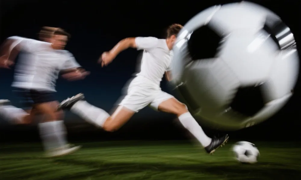 充满动感的体育主题视觉，象征快速与激情